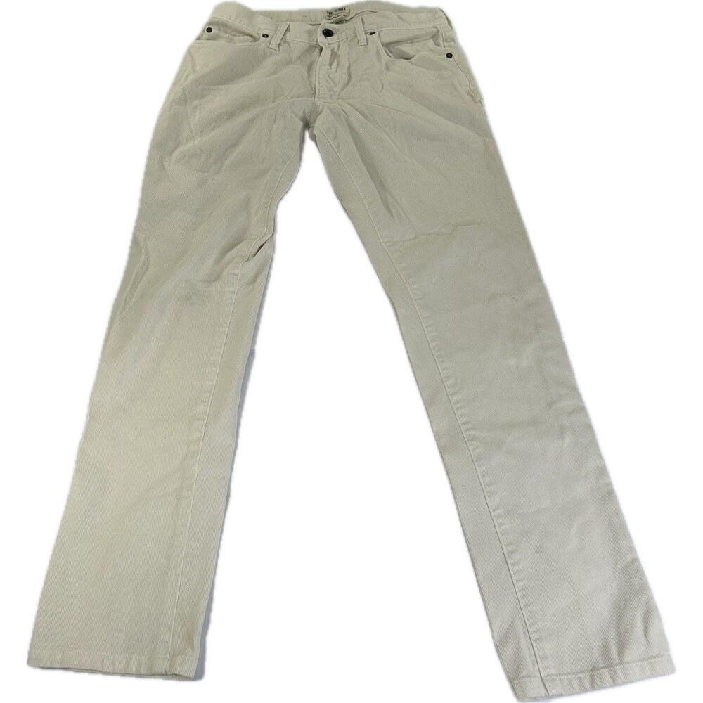 Todd Snyder Corduroy Pants Mens 30x32 Off White Slim Fit 5-Pocket Stretch